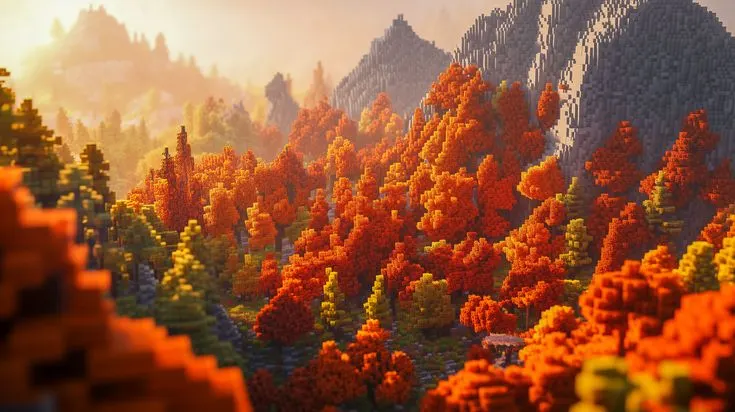 Minecraft autumn
