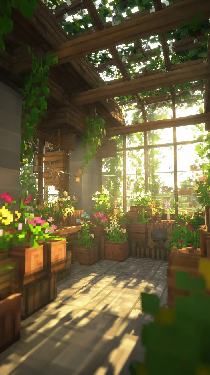 Minecraft greenhouse